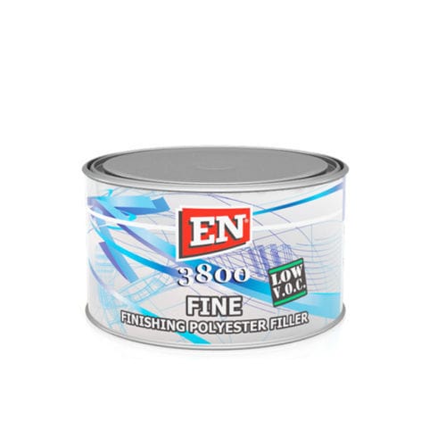 Mastic en polyester - 3800 Fine - EN Chemicals S.A. - bi-composant / pour le traitement de surface / pour tôle métallique