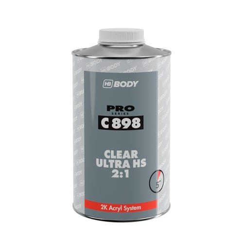 Vernis en acrylique - C 898 - HB BODY S.A. - pour l'automobile / transparent