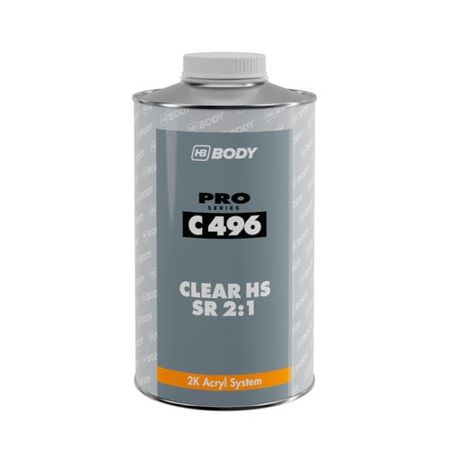 Vernis en acrylique - C496  - HB BODY S.A. - pour l'automobile / transparent