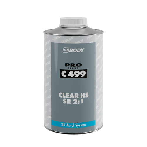 Vernis en acrylique - C499 - HB BODY S.A. - pour l'automobile / transparent