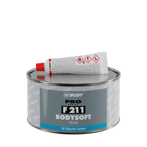 Mastic en polyester - F211  - HB BODY S.A. - pour le bois / pour automobile / pour le travail du métal