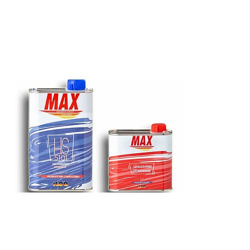 Peinture de finition - MAX TRANSPARENT HS - ILPA Adesivi S.r.l. - transparente / bi-composant / pour métal
