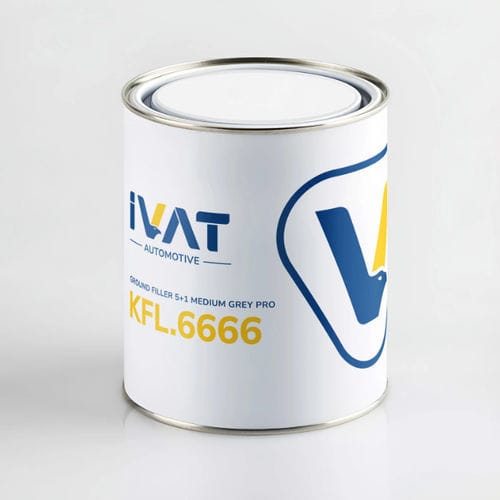 Primaire de finition - GROUND FILLER 5+1 MEDIUM PRO - IVAT Coatings Srl - bi-composant / en acrylique / pour plastique