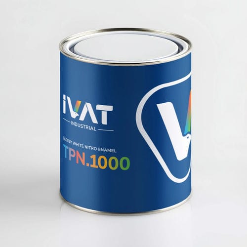 Revêtement de protection - GLOSSY WHITE ENAMEL - IVAT Coatings Srl - en nitrile / synthétique / industriel