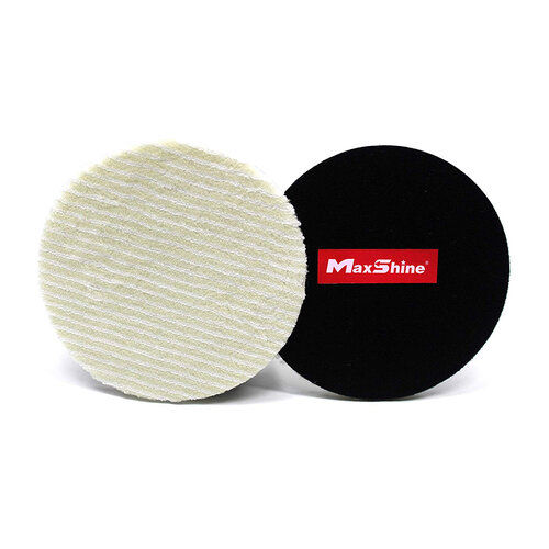 MOLUCKFU Kit 5 Disques Polissage Feutre Laine - Accessoires Ponçage Cirage Voiture Verre