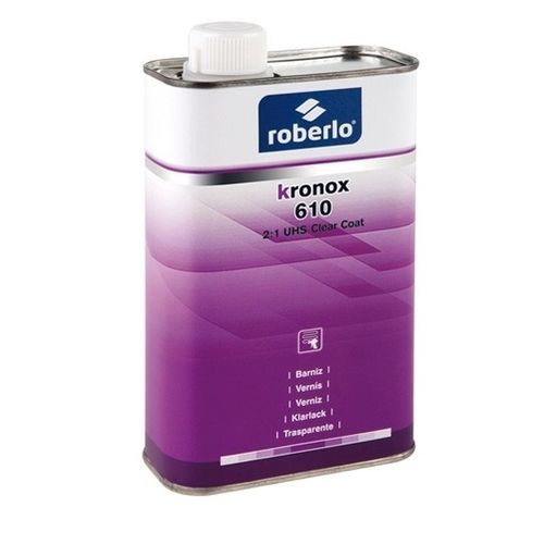 Vernis de finition - KRONOX 610 - Roberlo S.A. - à séchage rapide / bi-composant / carrosserie