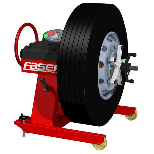 Équilibreuse de roues pour camions - B140 Flip - FASEP 2000 SRL - pour bus