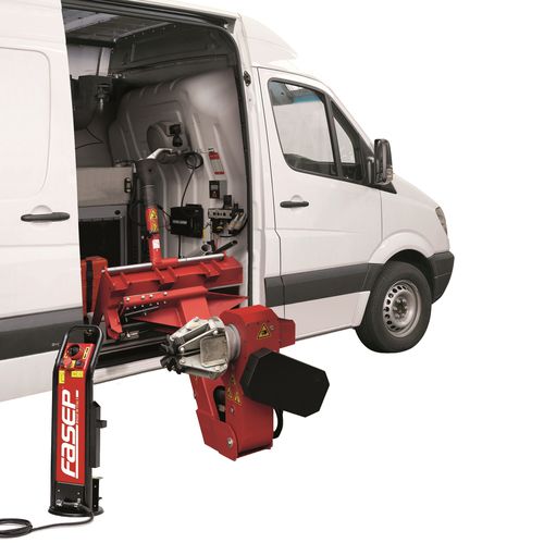 Démonte-pneu pour camions - RGU.2671.Mobile - FASEP 2000 SRL - automatique / horizontal / électrohydraulique