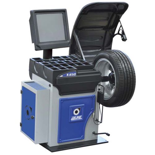 Équilibreuse de roues pour voiture - S 850 - GIULIANO INDUSTRIAL S.p.A. - automatique / avec écran tactile