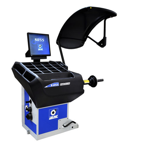 Équilibreuse de roues pour voiture - S 855 EVO Plus - GIULIANO INDUSTRIAL S.p.A. - automatique / avec écran tactile