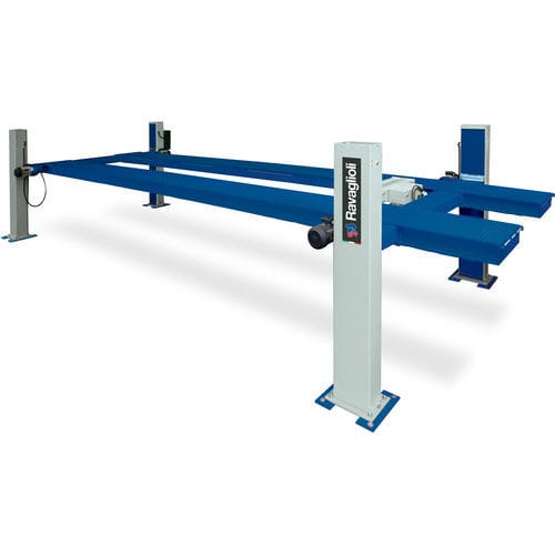 Pont élévateur 4 colonnes - KP440NE.9 - Ravaglioli - électromécanique / pour voiture / pour camions
