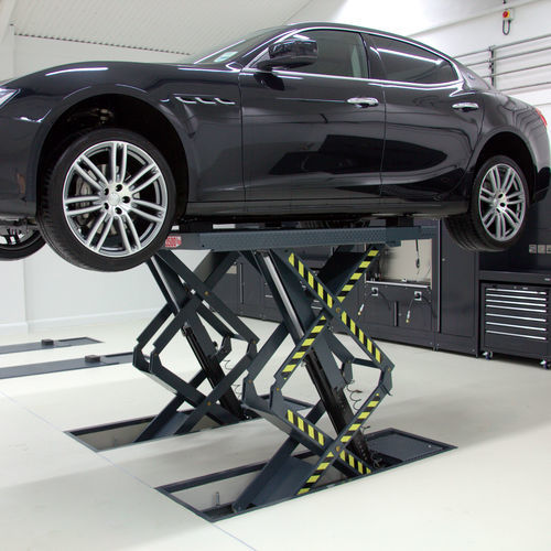 Pont élévateur à doubles ciseaux - RAV508I - Ravaglioli - 3 tonnes / électrohydraulique / pour voiture