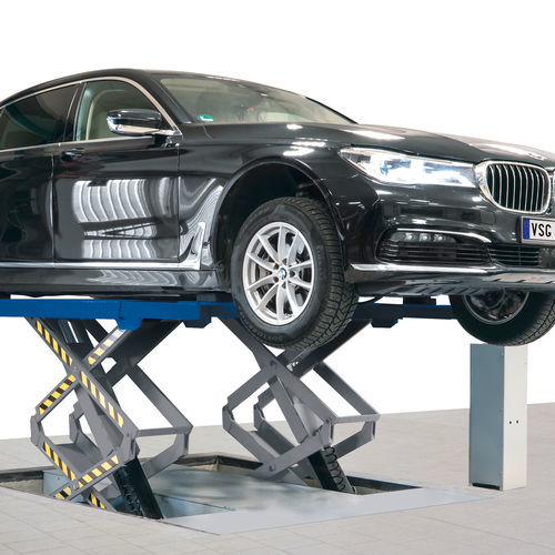 Pont élévateur à doubles ciseaux - RAV510IQ - Ravaglioli - 3,5 tonnes / électrohydraulique / pour voiture