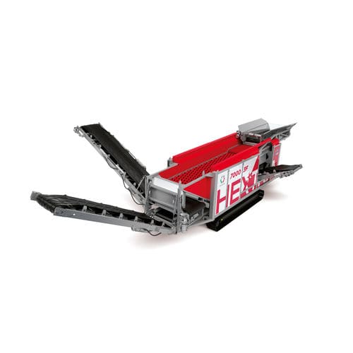 Crible pour le recyclage - HEXTRA 2F/3F - Ecostar - mobile / pour déchets