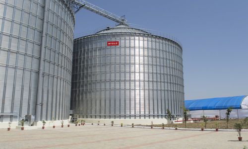 Silo à fond plat - Mysilo - galvanisé / en enduit