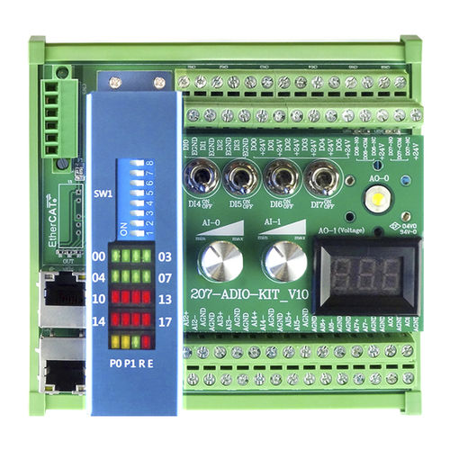 Module E/S numérique - 207-ADIO-KIT - Taiwan Pulse Motion - Ethernet / série / EtherCAT
