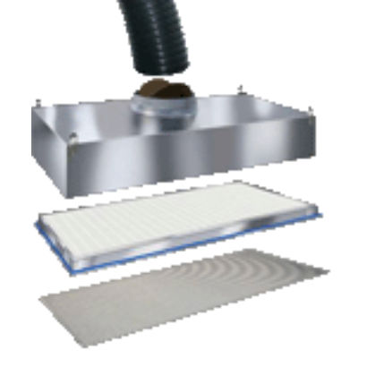 Filtre à air -  Micro+Plus™ Bio-Tech - Airguard - en panneaux / en acier inoxydable / à montage en plafond