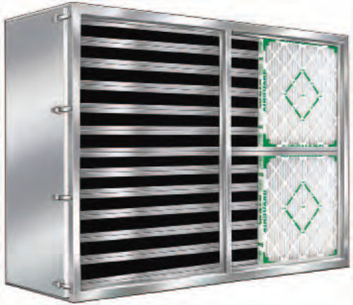 Boitier de filtre à charbon actif - CH series - Airguard - pour gaz / en métal