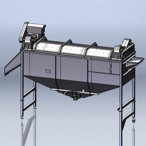 Laveuse agro-alimentaire rotative - 1200, 1500 - DANA-Technology ApS - de pommes de terre / à tambour