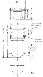 Filtre à liquide - AN6234 series - Purolator - à tamis / en T