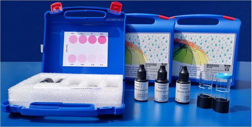 Kit de test colorimétrique - GHT100F - Apura s.r.l. - d'alcalinité / de dureté / de dureté de l'eau