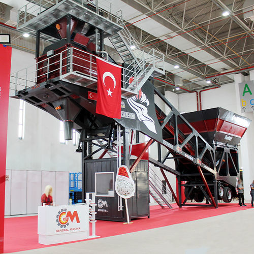 Centrale à béton mobile - M series - GENERAL MAKINA - 2 axes / automatique / compacte