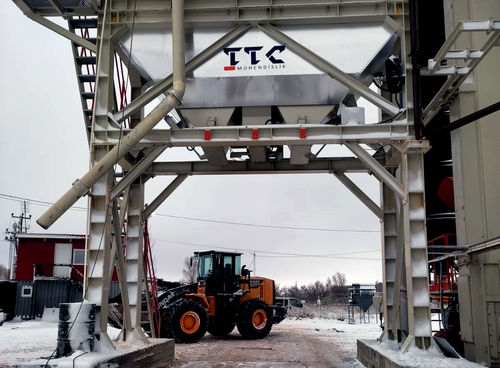Silo de commande - TTC Mühendislik - de chauffage / en inox / de mélange