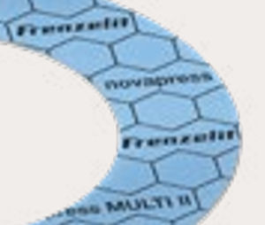 Feuille de joint en fibre d'aramide - Novapress® MULTI II - Epidor Seals & Rubber Technology - en graphite / huile