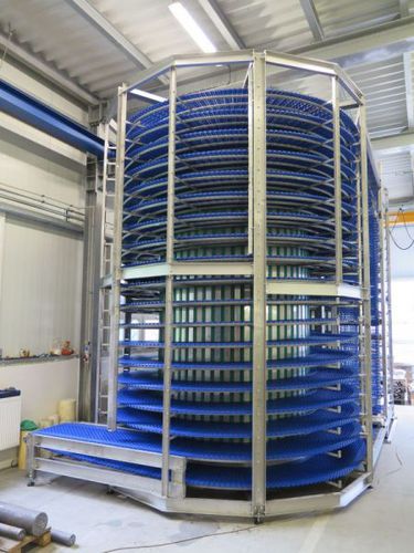 Refroidisseur à spirale - LS - d'air / pour l'industrie agroalimentaire / en inox