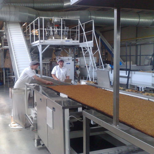 Ligne de production agroalimentaire barres de céréales - J4 - automatisée