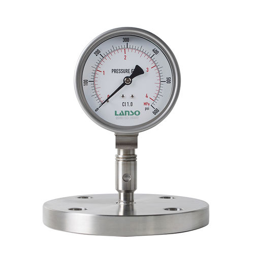 Manomètre différentiel - B32.ST+DS27 - Lanso Instruments Inc - à double échelle / à cadran / à bride