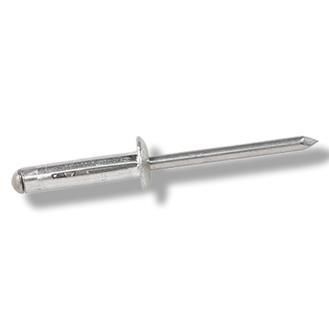 Rivet aveugle - 0007140763 - STANLEY Engineered Fastening - à tête plate / en aluminium / argenté