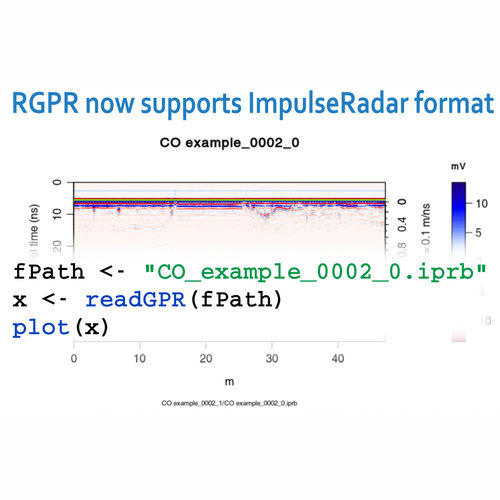 Logiciel d'analyse - RGPR - ImpulseRadar - statistique / de programmation / de réseau