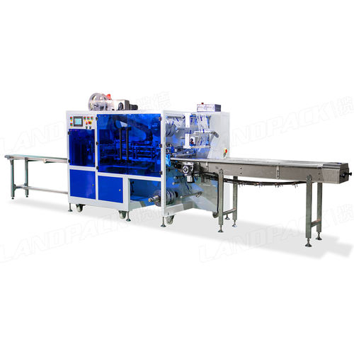Machine de conditionnement contrôlée par PLC - LDF-400 - Foshan Land Packaging Machinery Co.,Ltd - servocommandée / semi-automatique / à double cloche