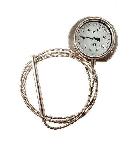 Thermomètre à dilatation de gaz à capillaire - C100 / TFCh - Instruments to Industry - à cadran / IP65 / durci
