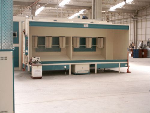 Cabine de poudrage fermée - MEP TEKNIK - à cyclone / électrostatique