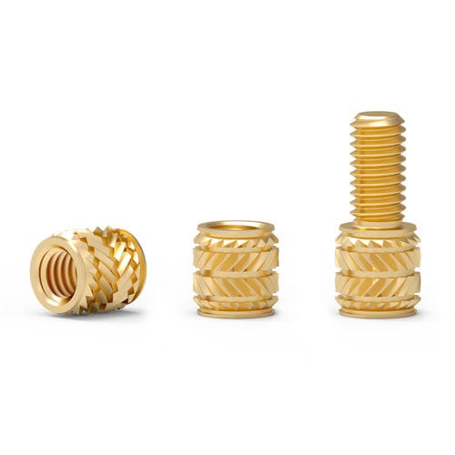 Insert fileté - ST1 series - Shenzhen In-saiL Precision Parts Co.,Ltd - moleté / en inox / aluminium