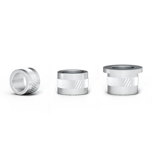Insert fileté - CL60 series - Shenzhen In-saiL Precision Parts Co.,Ltd - moleté / en aluminium / en acier au carbone