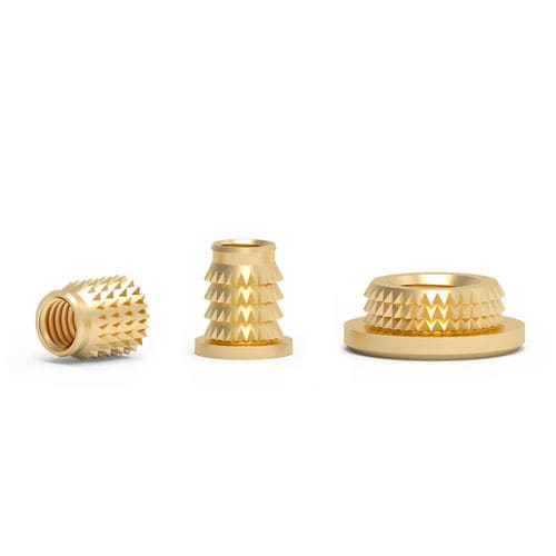 Insert fileté - MB series - Shenzhen In-saiL Precision Parts Co.,Ltd - à presser / moleté / en laiton