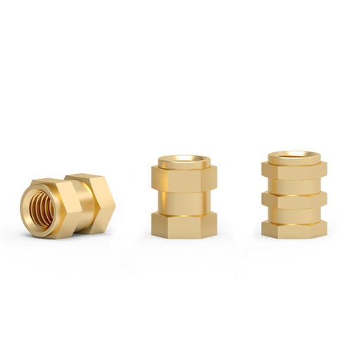 Insert de surmoulage - AZ series - Shenzhen In-saiL Precision Parts Co.,Ltd - fileté / moleté / en inox