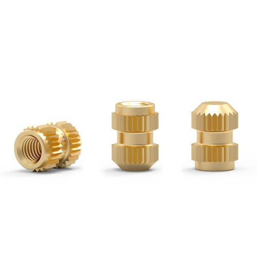 Insert de surmoulage - EZ series - Shenzhen In-saiL Precision Parts Co.,Ltd - fileté / moleté / en laiton