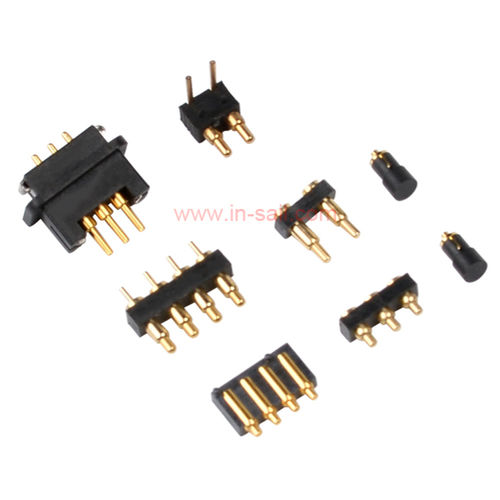 Connecteur à pression sur ressort - Shenzhen In-saiL Precision Parts Co.,Ltd - d'alimentation électrique / de courant fort / à faible résistance série équivalente