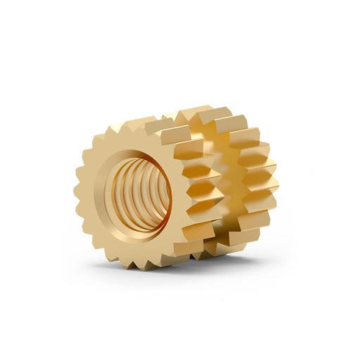 Insert de surmoulage - SKT series - Shenzhen In-saiL Precision Parts Co.,Ltd - fileté / moleté / en laiton