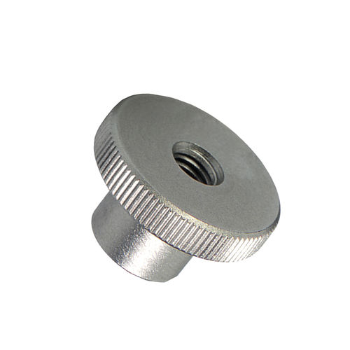 Écrou moleté - DIN466 - Shenzhen In-saiL Precision Parts Co.,Ltd - à collerette / en acier / galvanisé