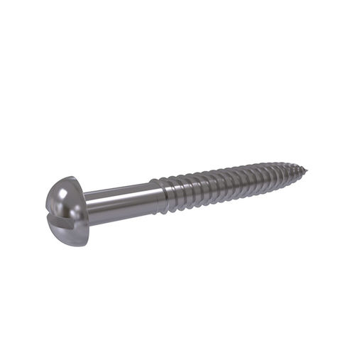 Vis à bois - DIN96 - Shenzhen In-saiL Precision Parts Co.,Ltd - à tête bombée / fendue / en acier inoxydable