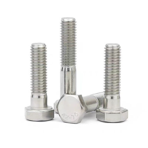 Boulon à tête hexagonale - DIN931 - Shenzhen In-saiL Precision Parts Co.,Ltd - en acier inoxydable