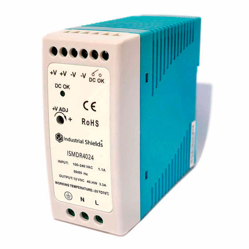 Alimentation électrique sur rail DIN - ISMDR-40-24 - Boot and Work Corp, S.L. - AC/DC / à sortie simple / avec protection contre les surintensités