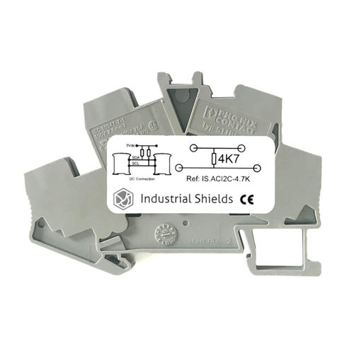 Bloc de jonction sur rail-DIN - IS.ACI2C-4.7K - Boot and Work Corp, S.L. - de traversée / compact