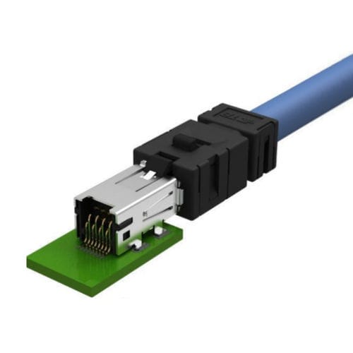 Connecteur électrique RJ45 - IC AUTOMATION - rectangulaire / 8 pôles / pour réseau Ethernet