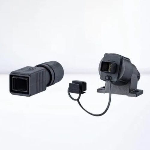 Connecteur électrique Ethernet - IC AUTOMATION - RJ45 / push-pull / rapide